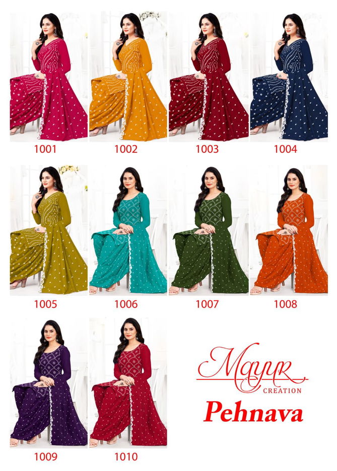 Pehnava Vol 1 By Mayur Printed Cotton Dress Material Wholesale Shop In Surat
